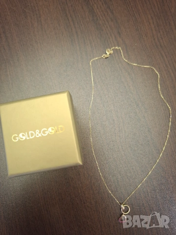 Златно колие, снимка 2 - Бижутерийни комплекти - 53644218