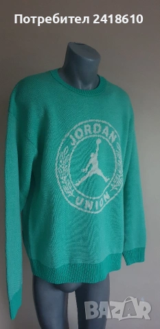 Jordan X Union Knit Sweater Mens Size L ОРИГИНАЛ! Мъжки Пуловер!, снимка 12 - Пуловери - 53627291
