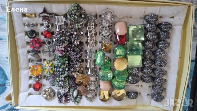 голям лот пръстени, снимка 2 - Други - 51616526