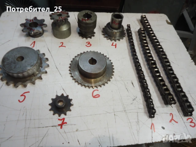Шайби -зъбни колела и вериги, снимка 12 - Електродвигатели - 41949654