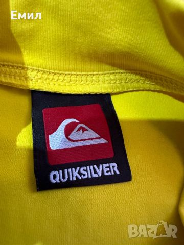 Тениска Quiksilver Wetsuit UV Rashguard, Размер L, снимка 4 - Тениски - 46218116