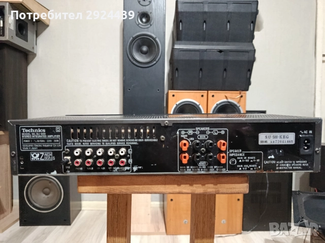 Technics SU-500, снимка 4 - Ресийвъри, усилватели, смесителни пултове - 52838335