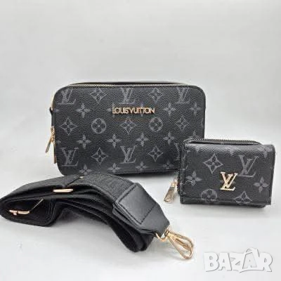 кожена чанта и портмоне louis vuitton , снимка 2 - Чанти - 51119105