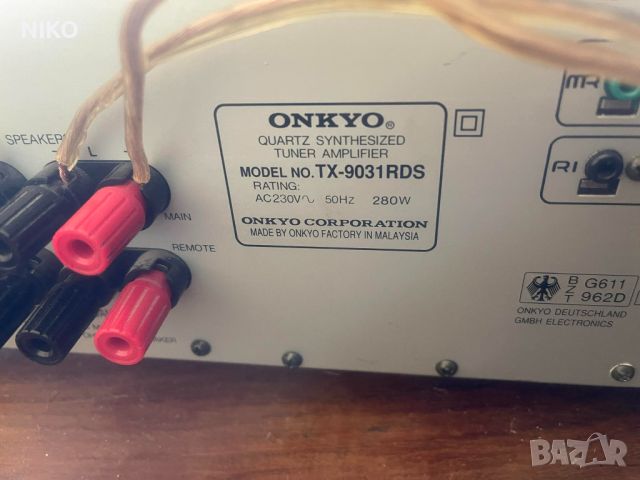 Ресивър Onkyo TX-9031RDS , снимка 13 - Ресийвъри, усилватели, смесителни пултове - 46333576
