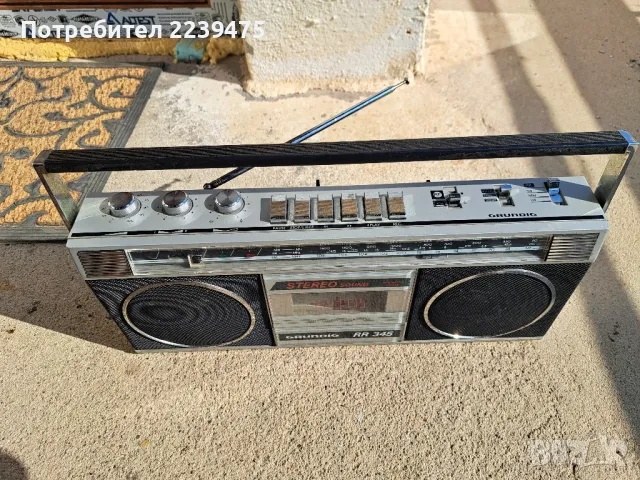 Grundig RR345 радиокасетофон, снимка 5 - Радиокасетофони, транзистори - 49136647