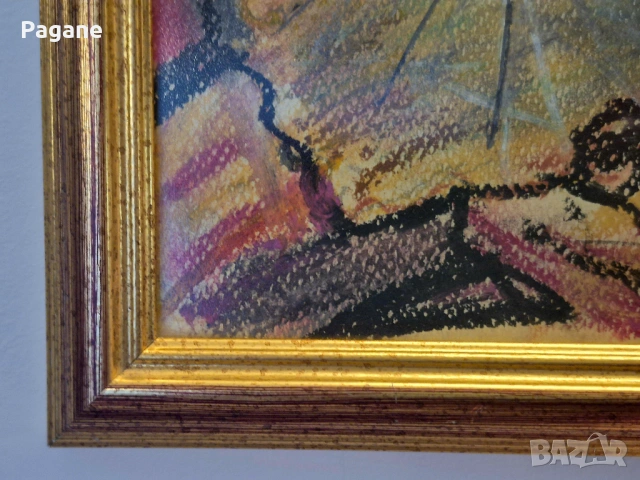 Картина "Побъркани светове" - Антон Дилов (59х42 см.), снимка 8 - Картини - 53302541