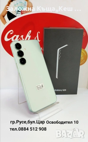Samsung Galaxy S25 256 GB.НОВ.Цена 385 €., снимка 2 - Samsung - 53857108
