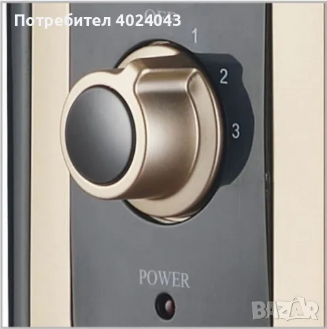 Радиатор, 2500W,13 ребра,3 степени,Поставка за дрехи,Регулируем термостат, снимка 3 - Други - 47635631