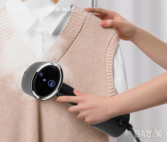 Ръчен уред за гладене с пара за дрехи RUHHY 2000W с сензорен дисплей, снимка 2 - Ютии - 52562875