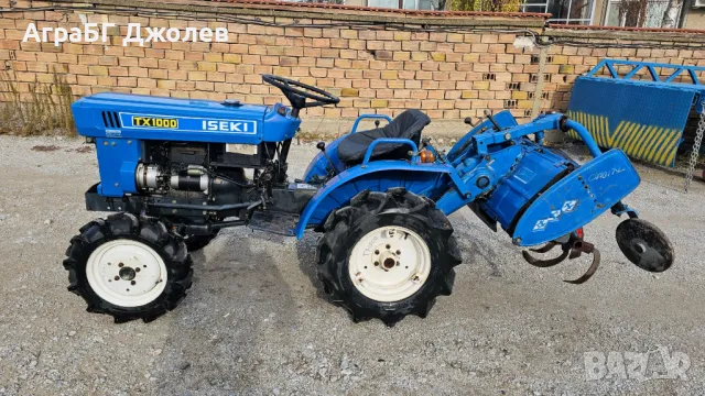 Японски малогабаритен трактор Iseki TX1000F с фреза, 4х4, 10 к.с., АграБГ Джолев, снимка 2 - Селскостопанска техника - 27186910