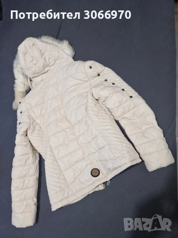 Зимно яке цвят шампанско, снимка 2 - Якета - 52514202