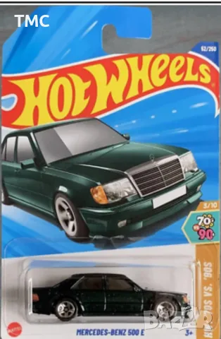 Hot wheels Mercedes 500 e , снимка 1 - Коли, камиони, мотори, писти - 48727389