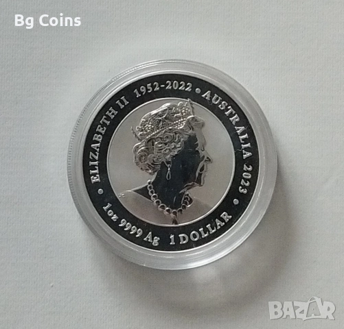 Сребро 1 OZ 2023 Австралия , снимка 2 - Нумизматика и бонистика - 50927607