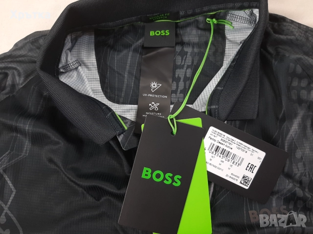 Hugo Boss Paddy Desert Active - Оригинална мъжка тениска с яка р-р M, снимка 9 - Тениски - 52762379