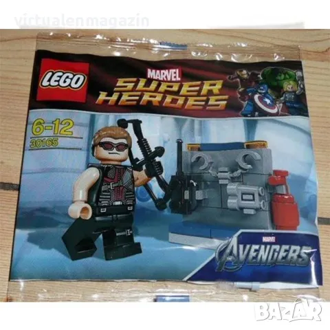 Конструктор Лего - модел LEGO Super Heroes 30165 - Hawkeye with Equipment polybag, снимка 1 - Конструктори - 47014652