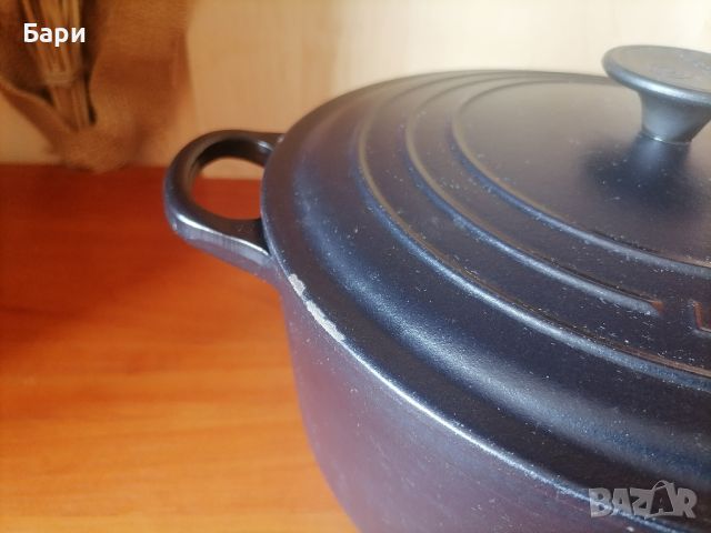 Le Creuset френска чугунена тенджера с капак , снимка 11 - Съдове за готвене - 43096492