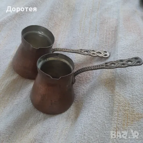 Медни джезвета, снимка 1 - Антикварни и старинни предмети - 47258817