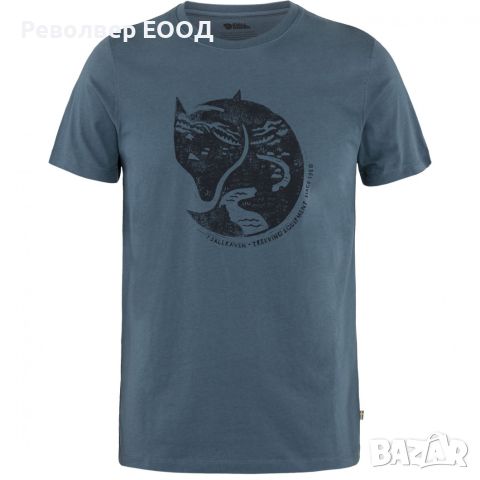 Тениска Fjall Raven - Arctic Fox, в цвят Indigo blue