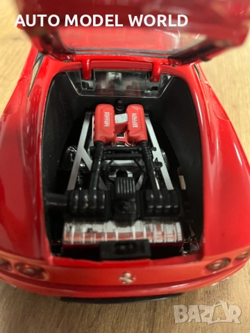 BBURAGO Mетална колекционерска количка модел FERRARI 360 MODENA 1:18, снимка 8 - Колекции - 52793756