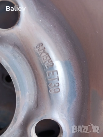 Джанти Опел 15 цола, снимка 6 - Гуми и джанти - 51686336