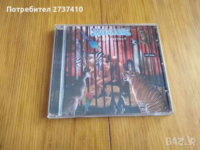 SCORPIONS - PURE INSTINCT 14лв оригинален диск