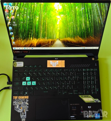 Продавам геймърски лаптоп ASUS TUF Gaming F15 FX507ZC4 - като НОВ, снимка 2 - Лаптопи за игри - 53735809