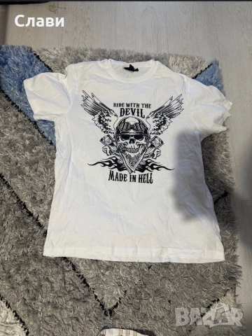 Детска тениска с череп 