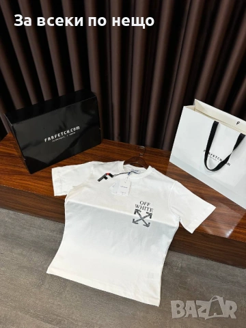 Off-White Мъжка Тениска👕Мъжка Блуза С Къс Ръкав - Различни Цветове Код Mens P.133, снимка 3 - Тениски - 53822827
