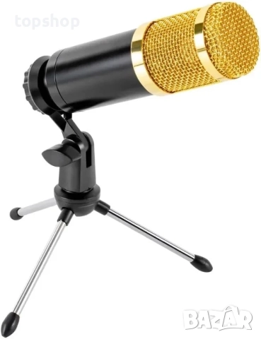 НОВ Комплект звукова карта с кондензаторен микрофон, аудио интерфейс за стрийминг, подкастинг, снимка 5 - Ресийвъри, усилватели, смесителни пултове - 51598177