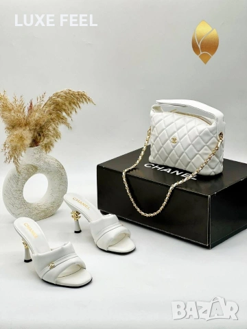 CHANEL ⚜️Дамски Чехли , снимка 4 - Чехли - 54072426