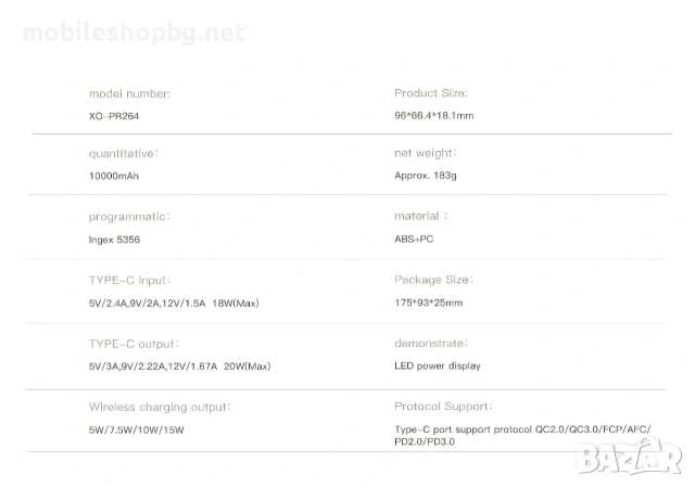 MagSafe външна батерия безжична 10000mAh , снимка 6 - Оригинални батерии - 53254833