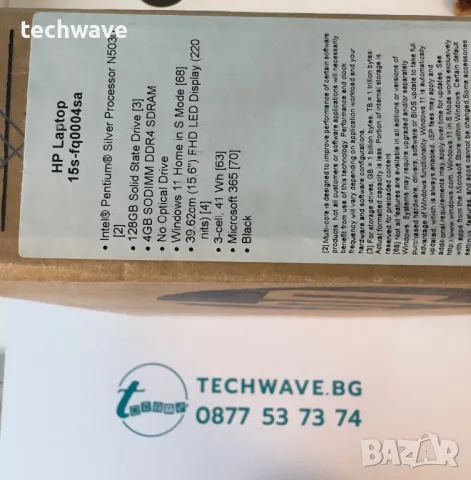 Лаптоп HP 15s-fq0004sa , снимка 5 - Лаптопи за работа - 46932401