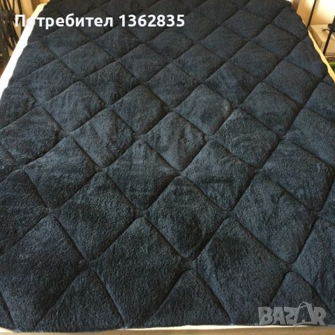 чисто НОВО черно шалте / покривало за легло / спалня  150 х 205 см, снимка 5 - Други стоки за дома - 46754831