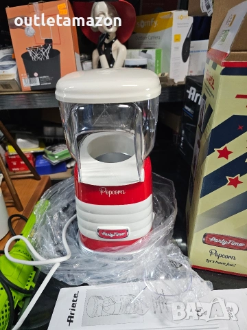 Машина за пуканки с горещ въздух Ariete PARTY TIME 2956/00, 1100W, снимка 4 - Други - 53503231