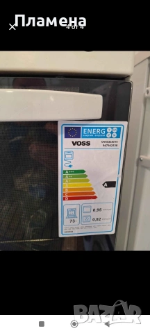 Печка с керамични котлони Voss, снимка 4 - Печки, фурни - 53579193