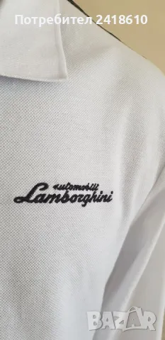 Lamborghini Italy Pique Cotton Mens Size S НОВО! ОРИГИНАЛ! Мъжка Поло Блуза !, снимка 11 - Блузи - 50178628