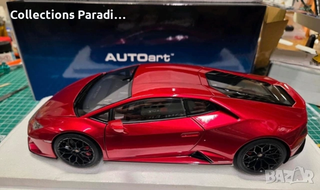 Autoart Lamborghini Huracan Evo 1:18 метална количка , снимка 3 - Колекции - 54170991