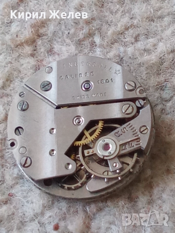 Механизъм с циферблат от стар ръчен часовник 26864, снимка 7 - Мъжки - 52262231