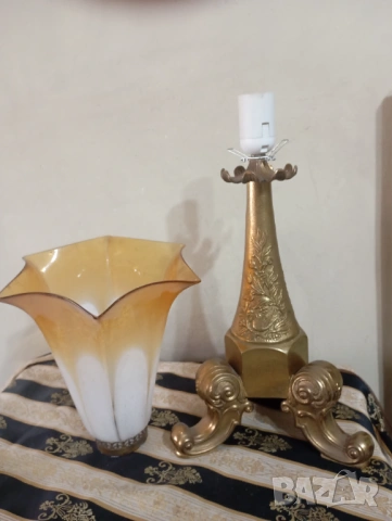 Барокова настолна лампа, снимка 6 - Настолни лампи - 53909233