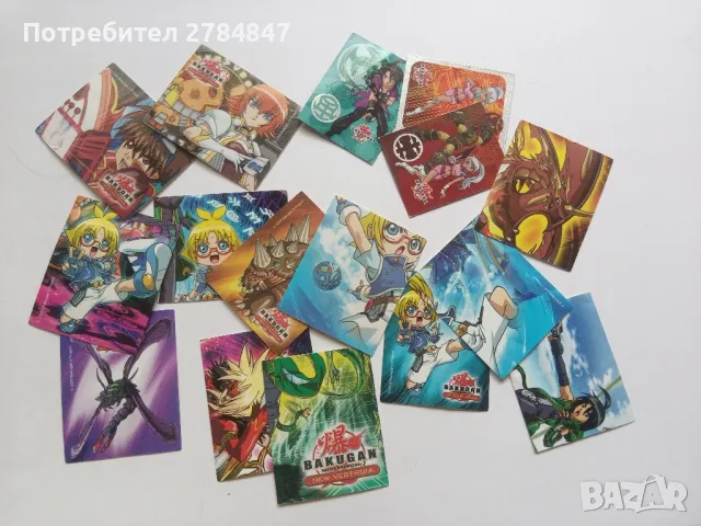 Стикери Bakugan New Vesrtroia, снимка 3 - Други игри - 47156580