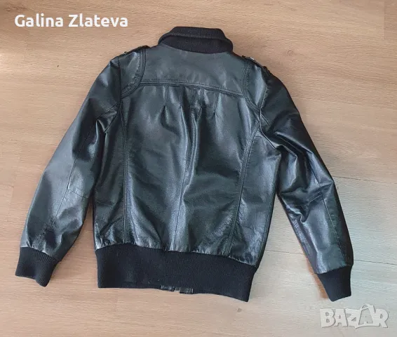Дамско кожено яке, снимка 2 - Якета - 49780791