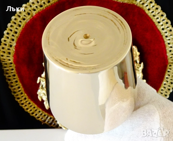 Бронзова гарафа,декантер за ракия,вино. , снимка 4 - Антикварни и старинни предмети - 52258658