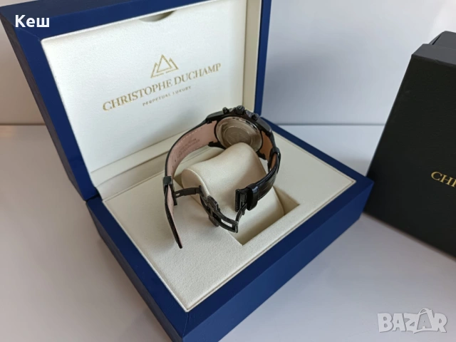Часовник с хронограф Christophe Duchamp (колекция Volcan), снимка 5 - Мъжки - 54155143