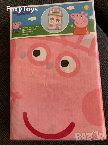 Peppa Pig Little Friends детски спален комплект, 100×135cm, 40×60 cm, снимка 2 - Спално бельо и завивки - 46412179