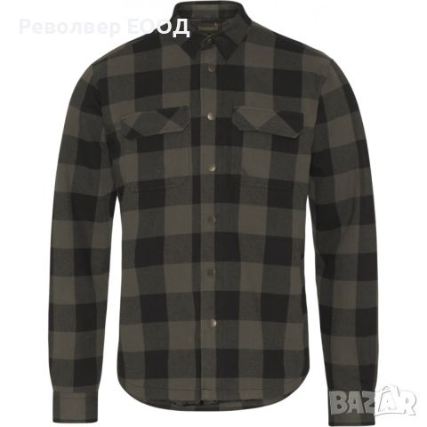 Риза Seeland - Canada - Limited Edition в сиво каре, снимка 1 - Екипировка - 45337943