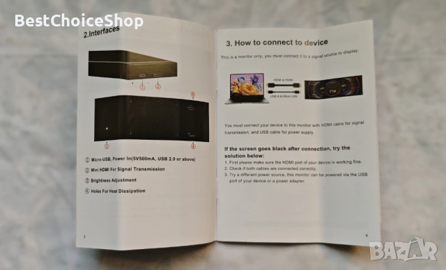 7.84-инчов мини монитор HD IPS вторичен екран, LCD дисплей, съвместим с AIDA64, снимка 8 - Монитори - 53731574