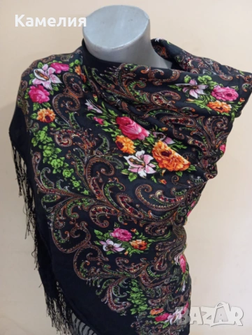 Руски шал, снимка 4 - Шалове - 52140667