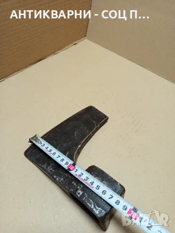 Соц Стара Ръчно Кована Брадва Номер 9. Тегло 1.600кг., снимка 9 - Антикварни и старинни предмети - 49732040