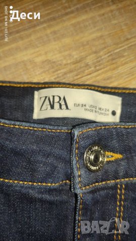 дънки с висока талия на Zara, снимка 4 - Дънки - 45596960