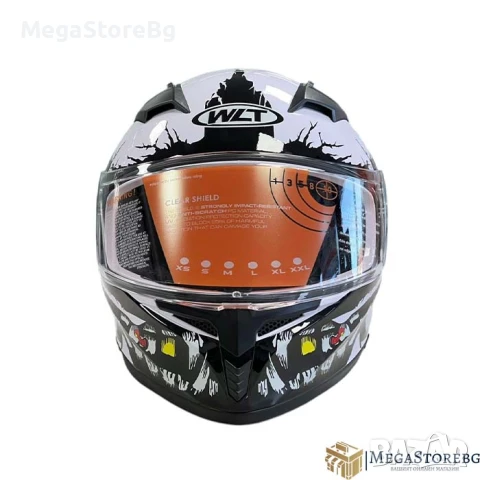 Каска за мотор 108 - размер XL - White, снимка 2 - Аксесоари и консумативи - 50526897